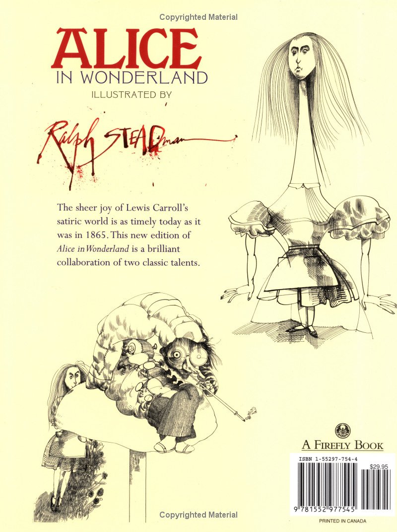 Ralph Steadman - Alice In Wonderland (Back Cover)