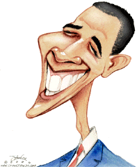 Barack Obama - Caricature 03